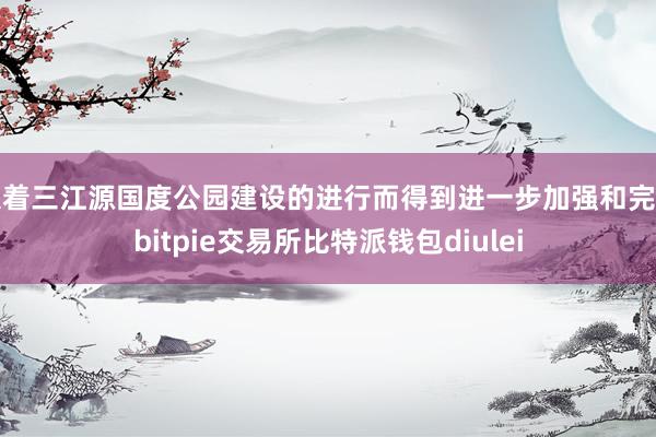 跟着三江源国度公园建设的进行而得到进一步加强和完善bitpie交易所比特派钱包diulei