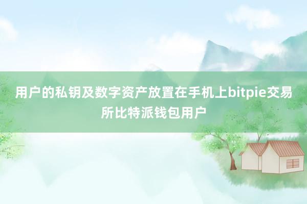 用户的私钥及数字资产放置在手机上bitpie交易所比特派钱包用户