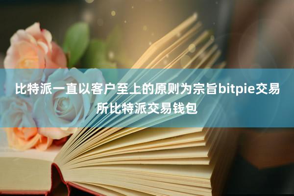 比特派一直以客户至上的原则为宗旨bitpie交易所比特派交易钱包