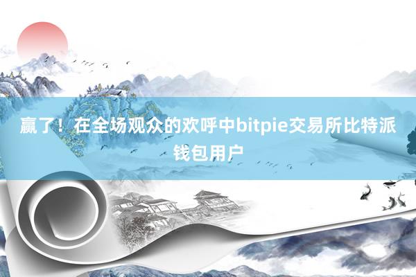 赢了！在全场观众的欢呼中bitpie交易所比特派钱包用户