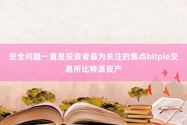 安全问题一直是投资者最为关注的焦点bitpie交易所比特派资产