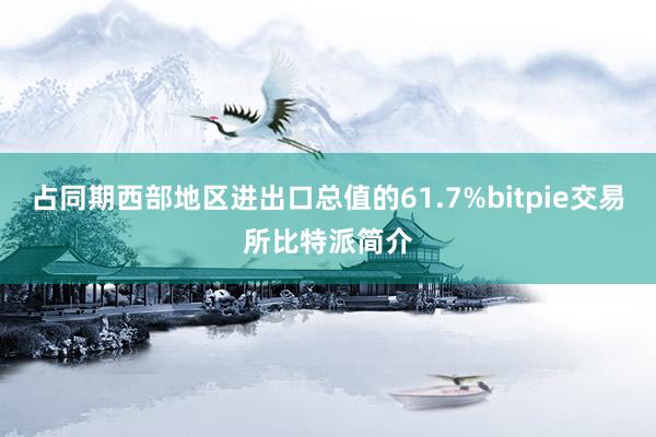 占同期西部地区进出口总值的61.7%bitpie交易所比特派简介