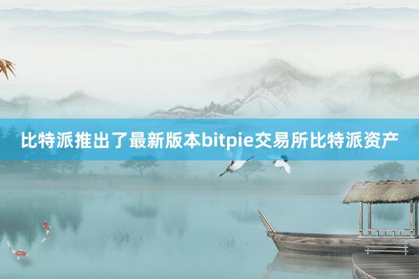 比特派推出了最新版本bitpie交易所比特派资产