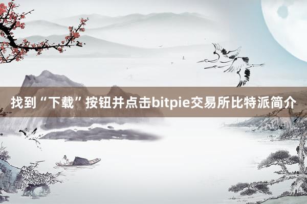 找到“下载”按钮并点击bitpie交易所比特派简介