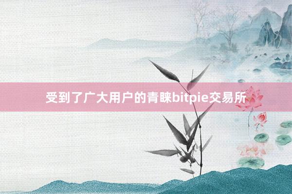 受到了广大用户的青睐bitpie交易所