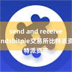 send and receive fundsbitpie交易所比特派资产