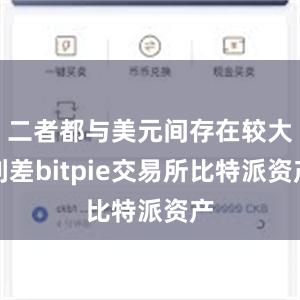 二者都与美元间存在较大利差bitpie交易所比特派资产