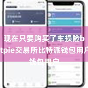 现在只要购买了车损险bitpie交易所比特派钱包用户