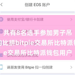 共有8名选手参加男子吊环决赛的比拼bitpie交易所比特派钱包用户