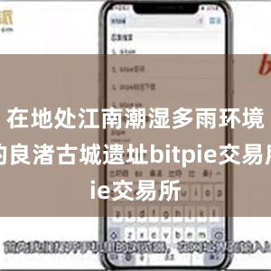 在地处江南潮湿多雨环境的良渚古城遗址bitpie交易所