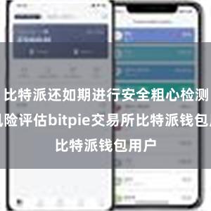 比特派还如期进行安全粗心检测和风险评估bitpie交易所比特派钱包用户